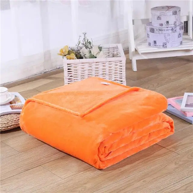 Black Coral Fleece Sofa Throw