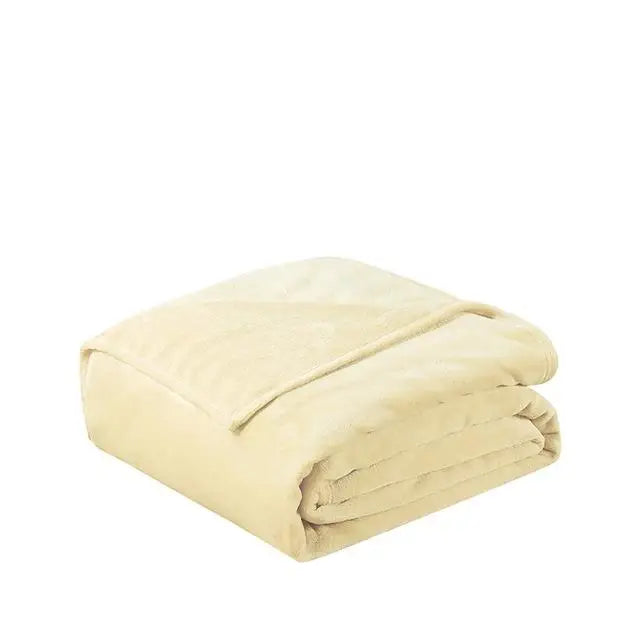 Black Coral Fleece Sofa Throw