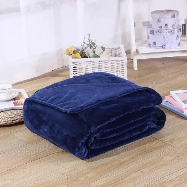 Black Coral Fleece Sofa Throw