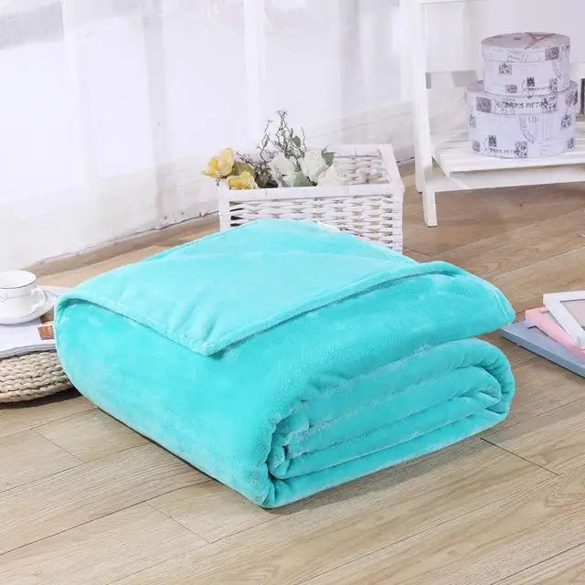 Black Coral Fleece Sofa Throw