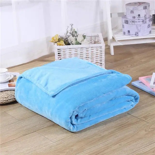Black Coral Fleece Sofa Throw