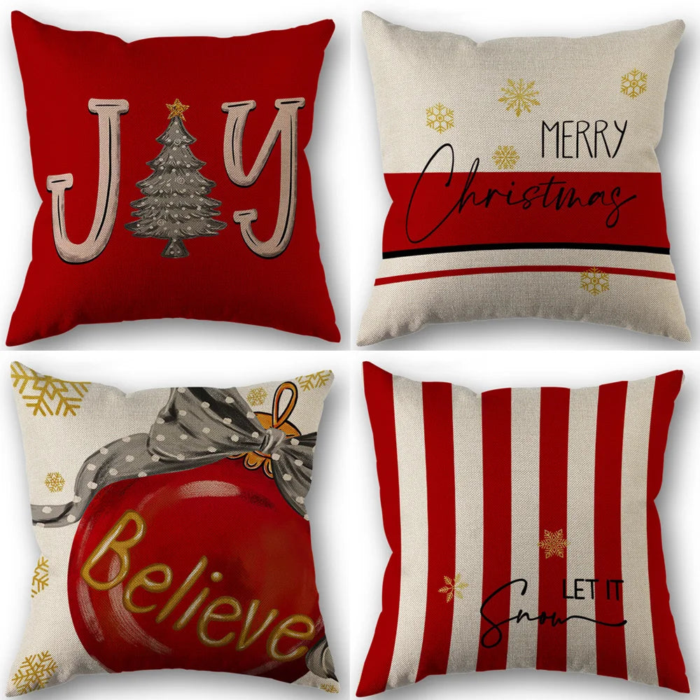 Vintage Pumpkin Pillow Cover Set of 4
