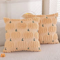 Plush Pumpkin Pillow Cover
