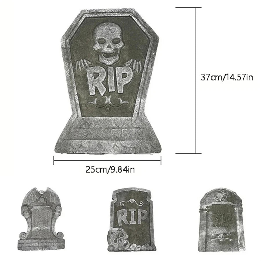 Halloween Tombstone Decoration Set