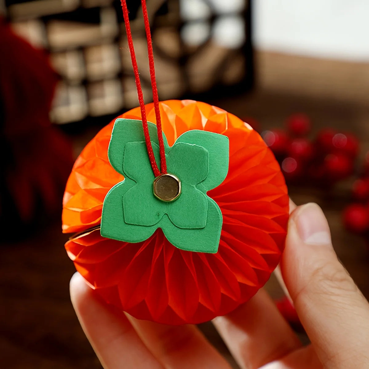 Autumn Honeycomb Ball Set of 10