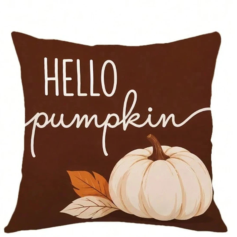 Autumn Pumpkin Pillow Cover 45x45cm