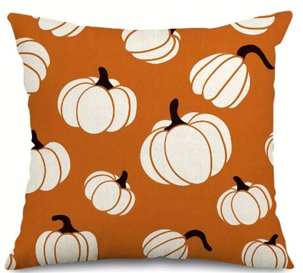 Vintage Pumpkin Pillow Cover Set of 4