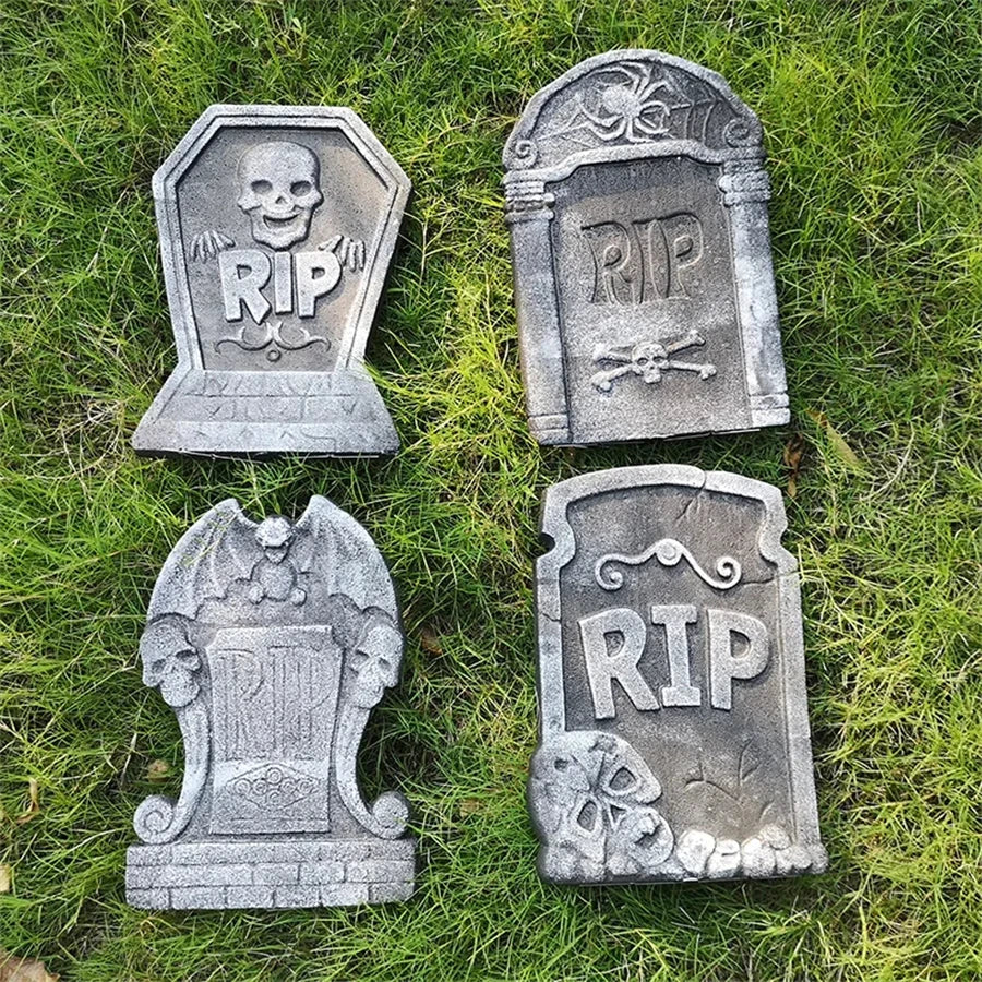 Halloween Tombstone Decoration Set