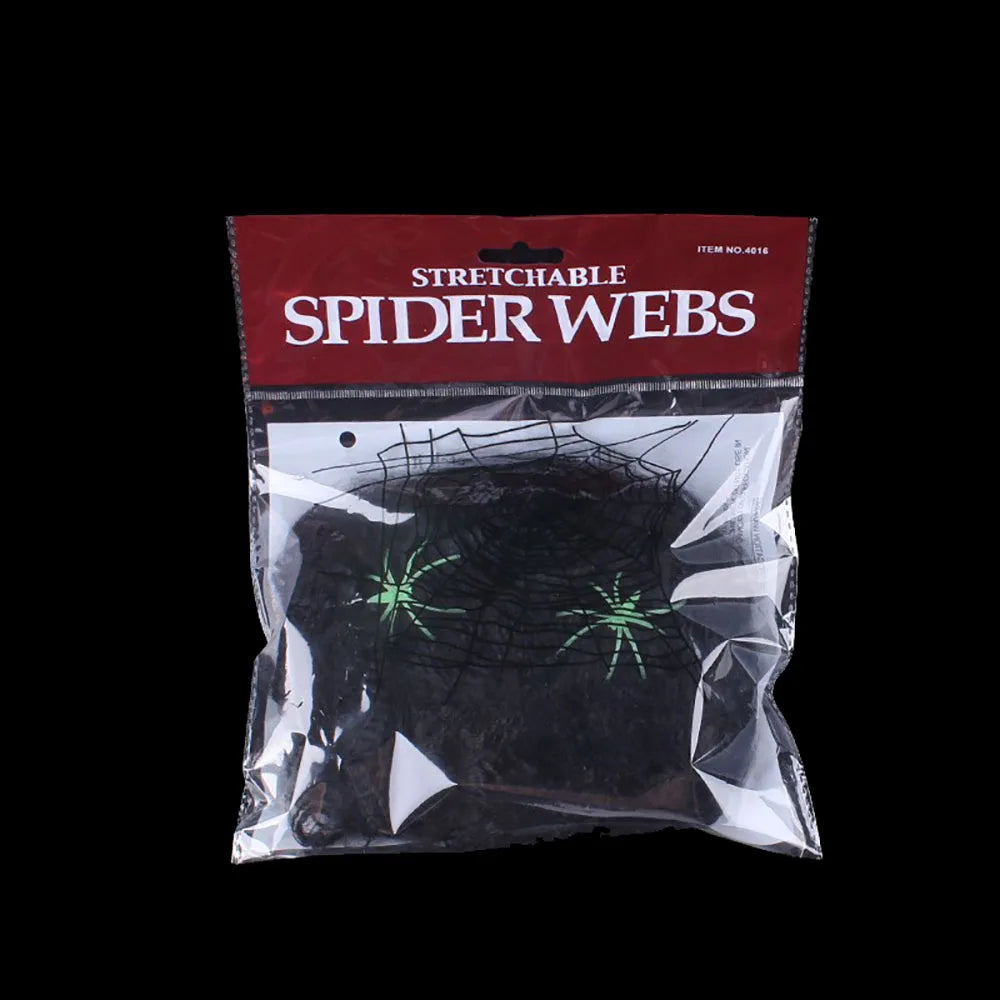 Stretchable Spider Web Decoration