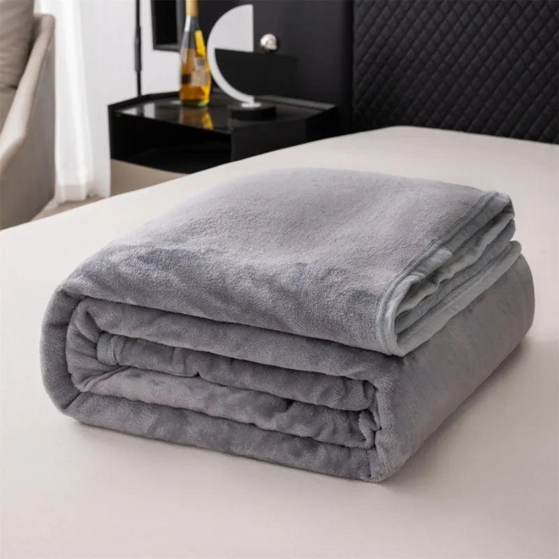 Extra Soft Flannel Throw Blanket