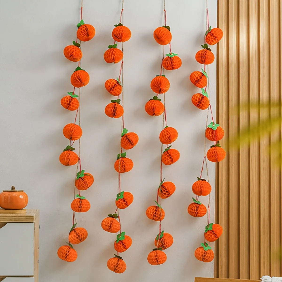 Autumn Honeycomb Ball Set of 10
