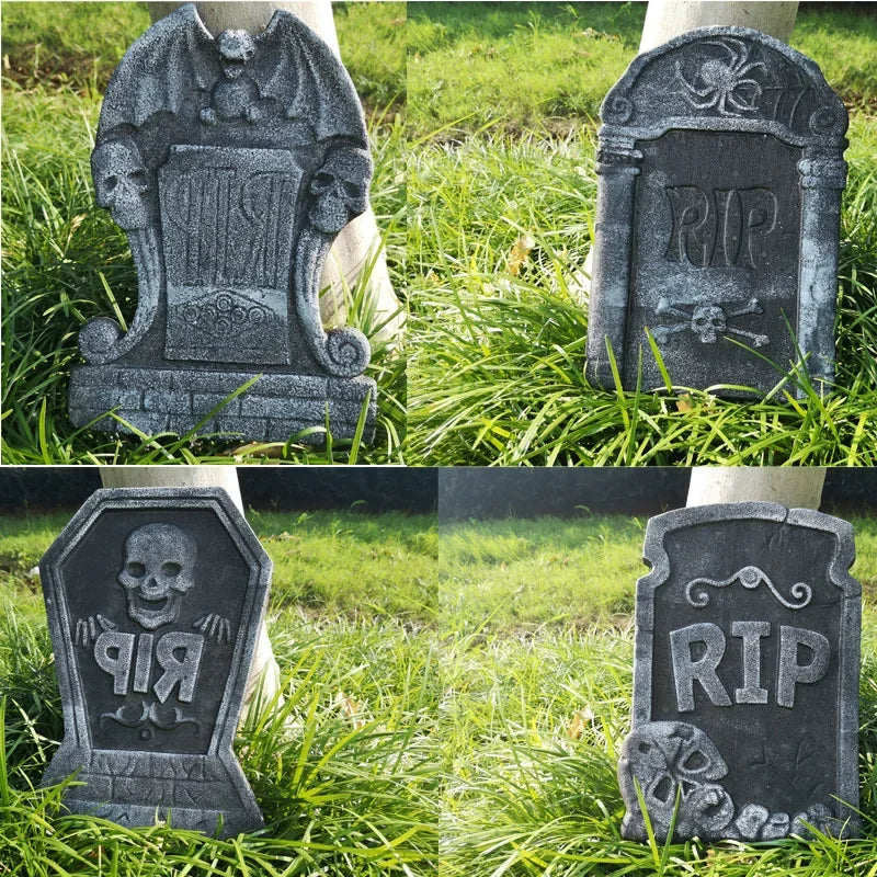 Halloween Tombstone Decoration Set