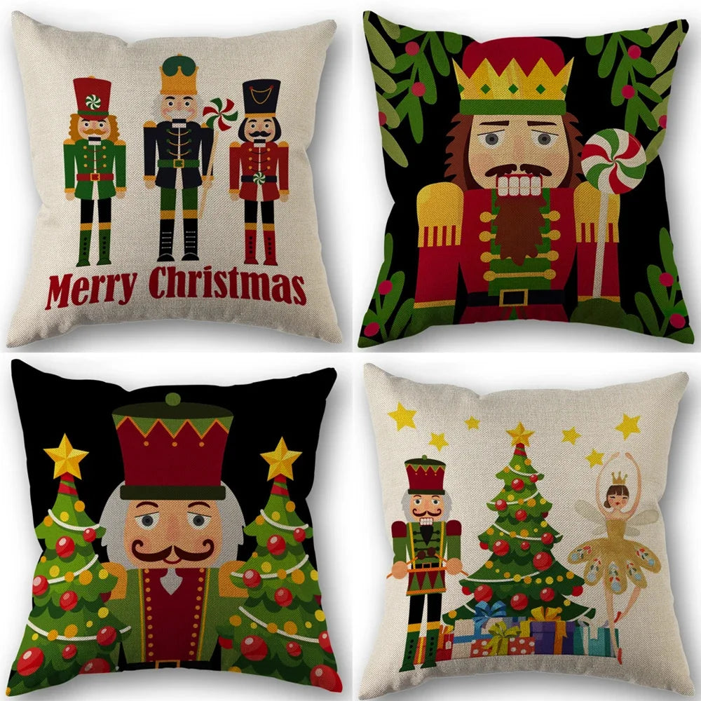 Vintage Pumpkin Pillow Cover Set of 4