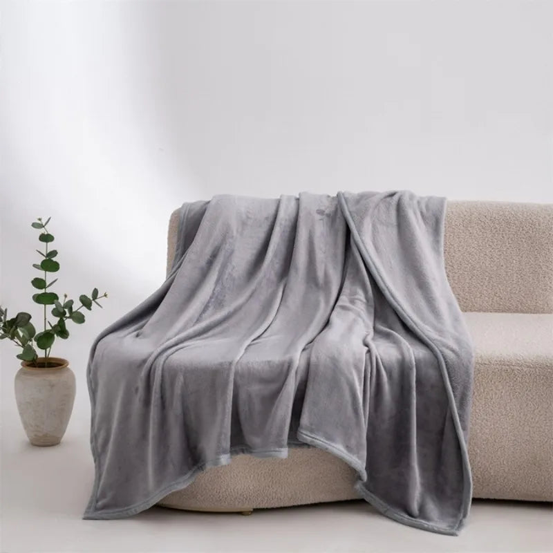 Extra Soft Flannel Throw Blanket
