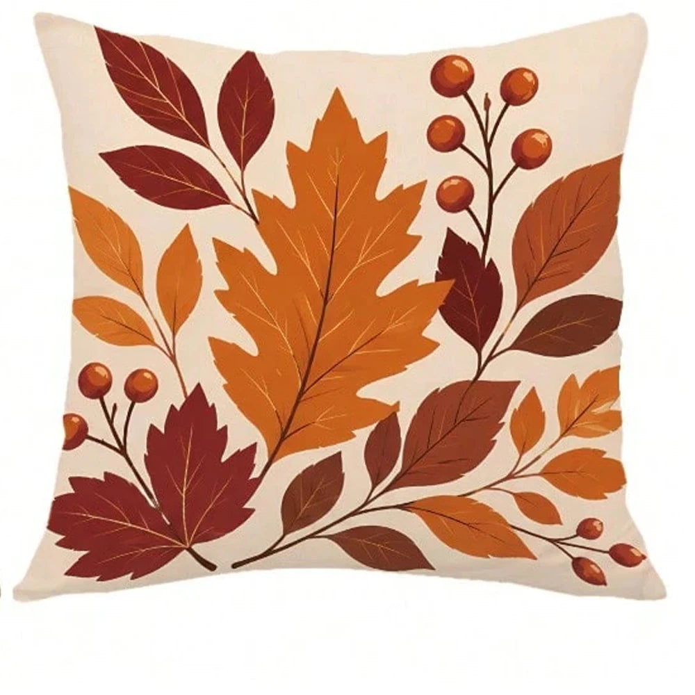Autumn Pumpkin Pillow Cover 45x45cm