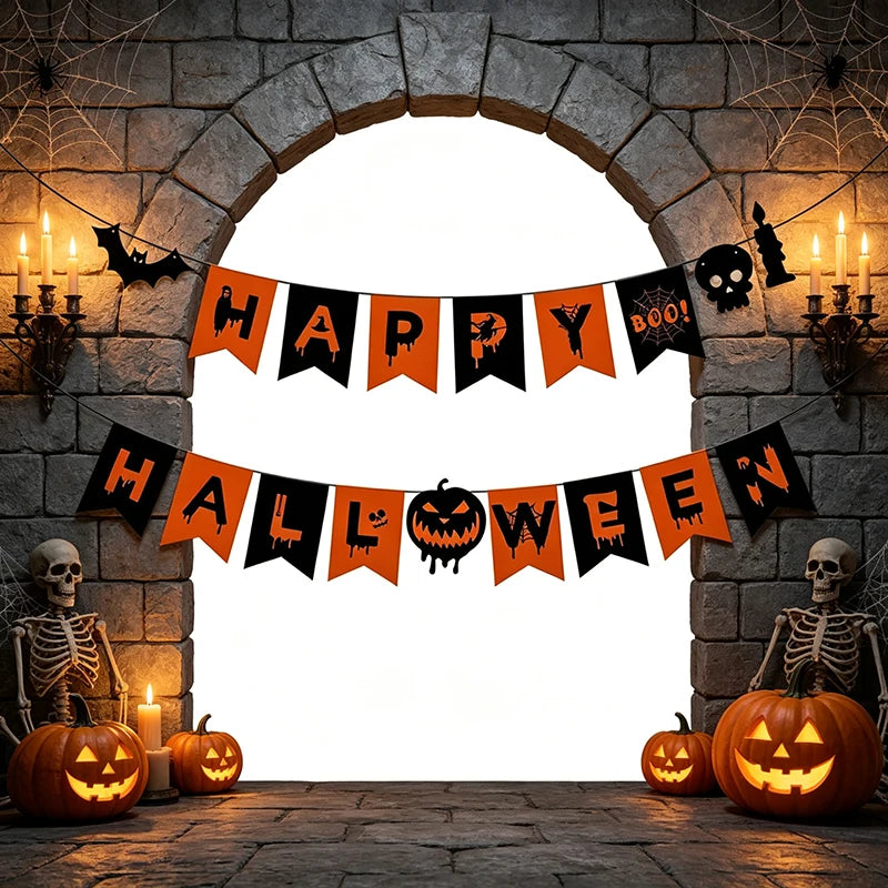 Happy Halloween Paper Bunting