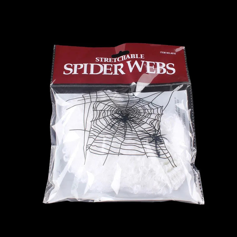 Stretchable Spider Web Decoration