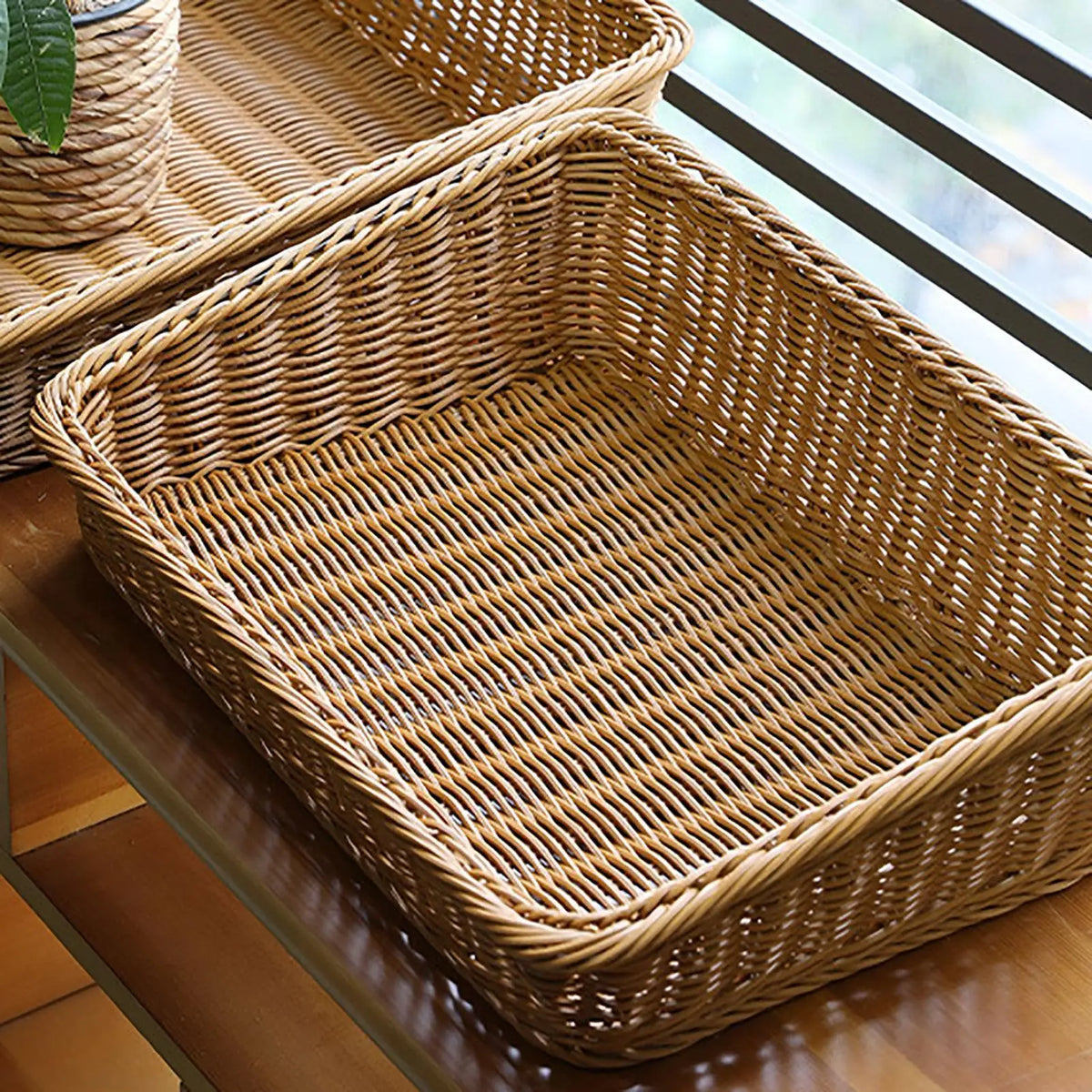 Hand-Woven Storage Basket