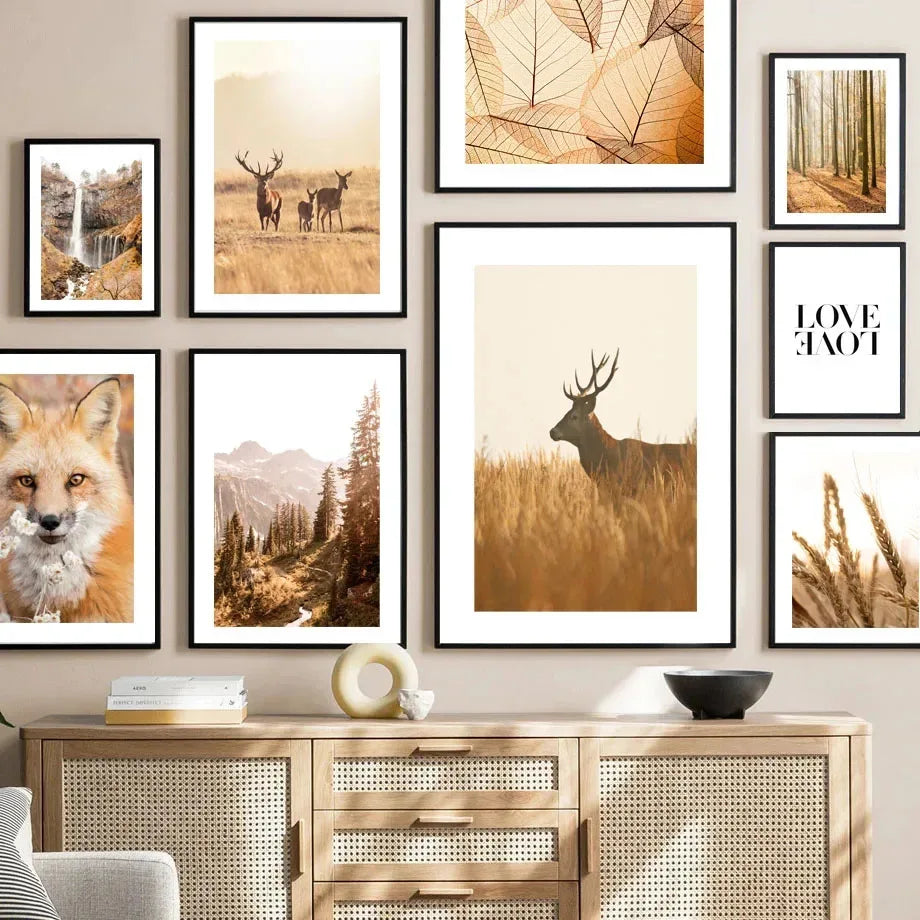 Woodland Animals Wall Art Set