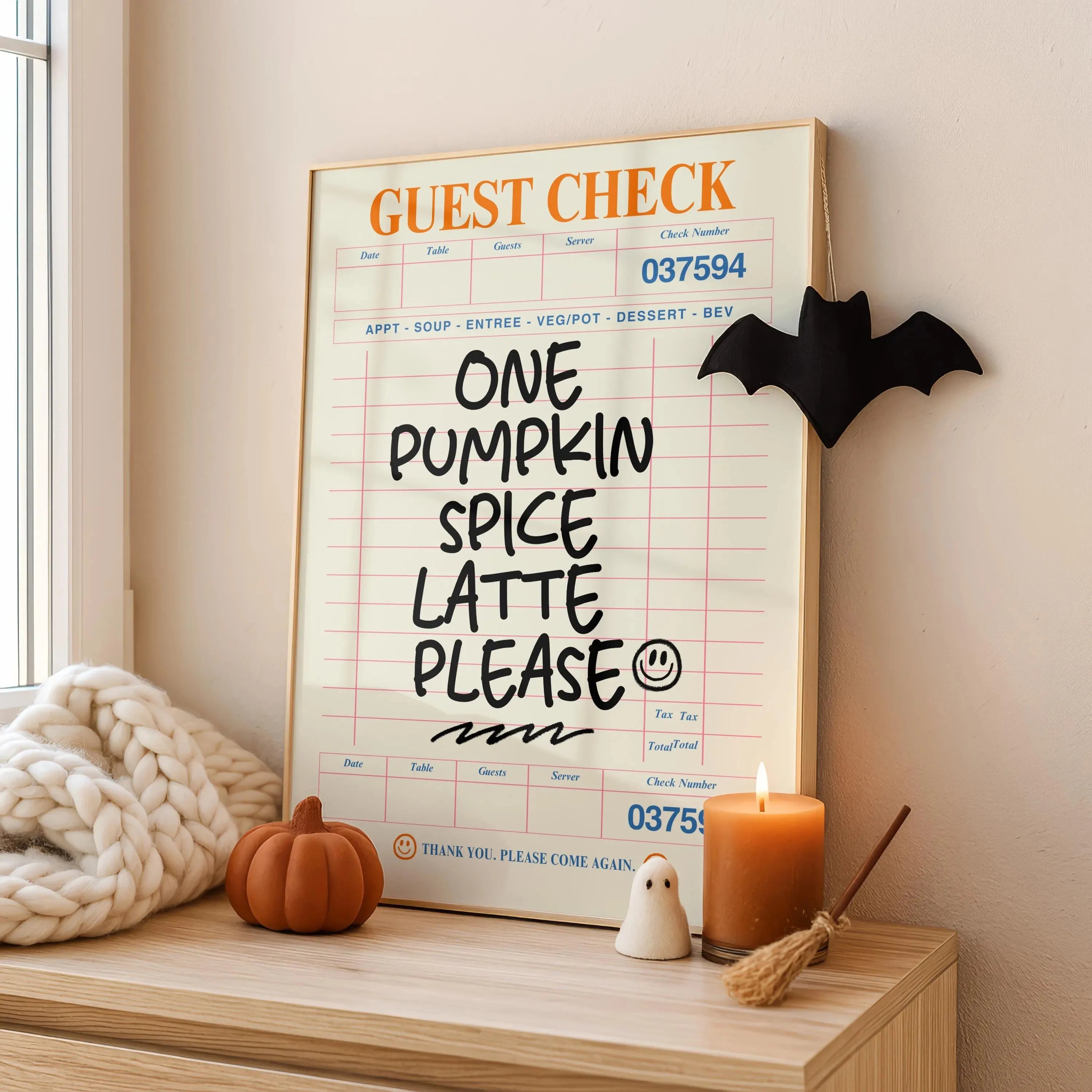 Pumpkin Spice Canvas Art Set of 3