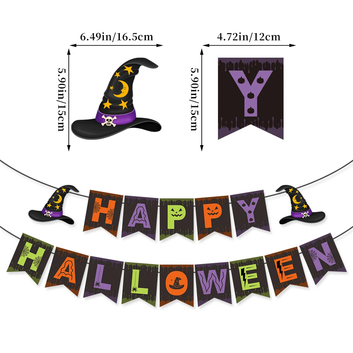 Happy Halloween Paper Bunting