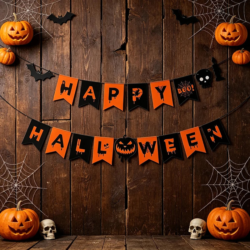 Happy Halloween Paper Bunting