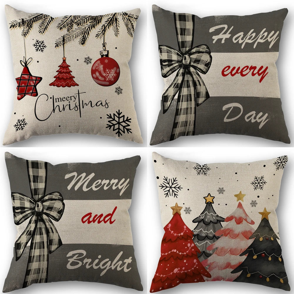 Vintage Pumpkin Pillow Cover Set of 4