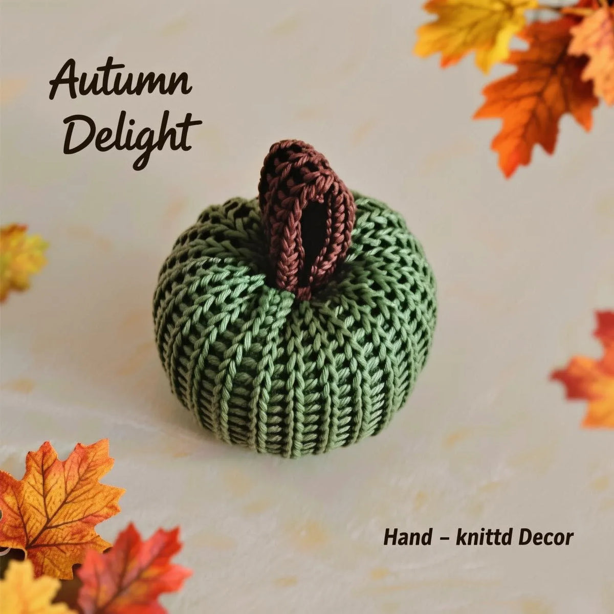Handmade Pumpkin Ornament Set