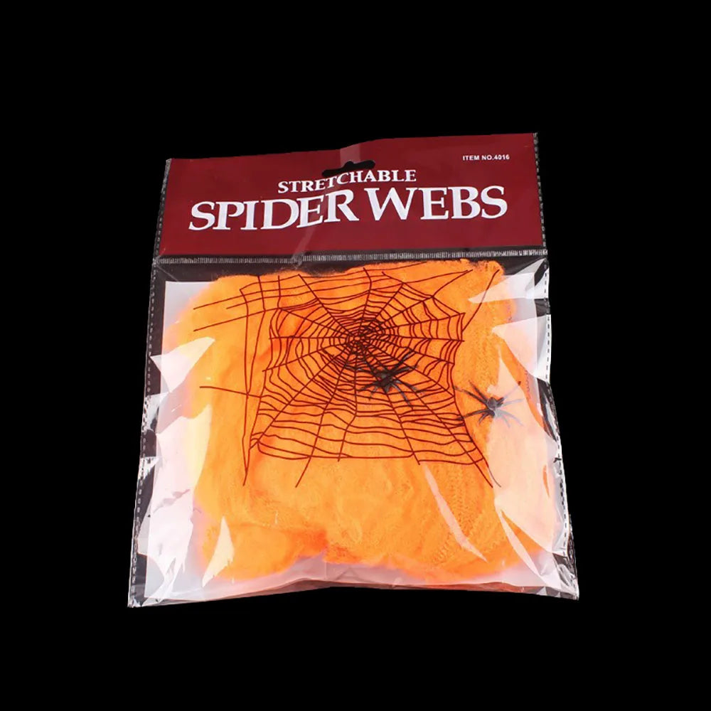 Stretchable Spider Web Decoration
