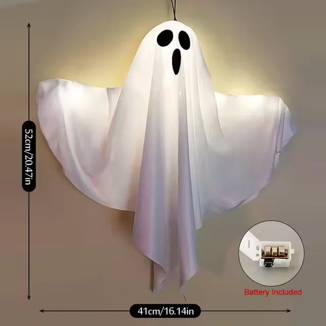 Hanging LED Ghost Decoration