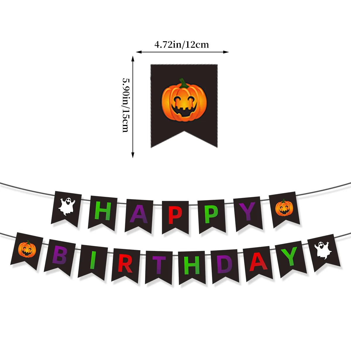 Happy Halloween Paper Bunting