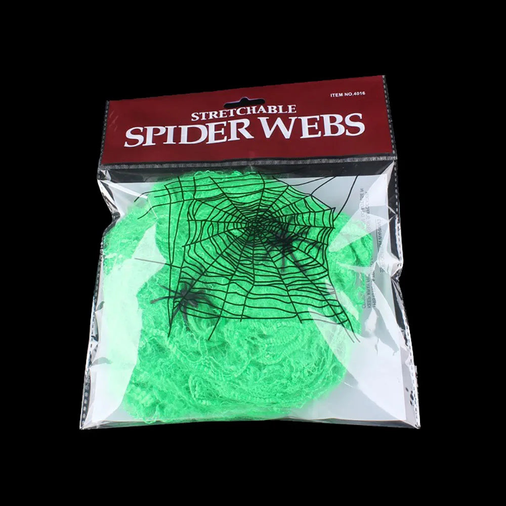 Stretchable Spider Web Decoration