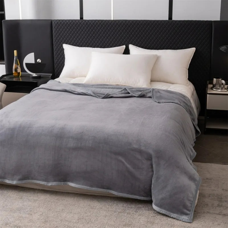 Extra Soft Flannel Throw Blanket