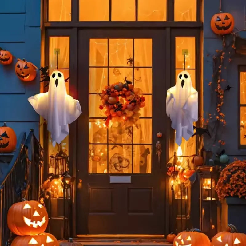 Hanging LED Ghost Decoration