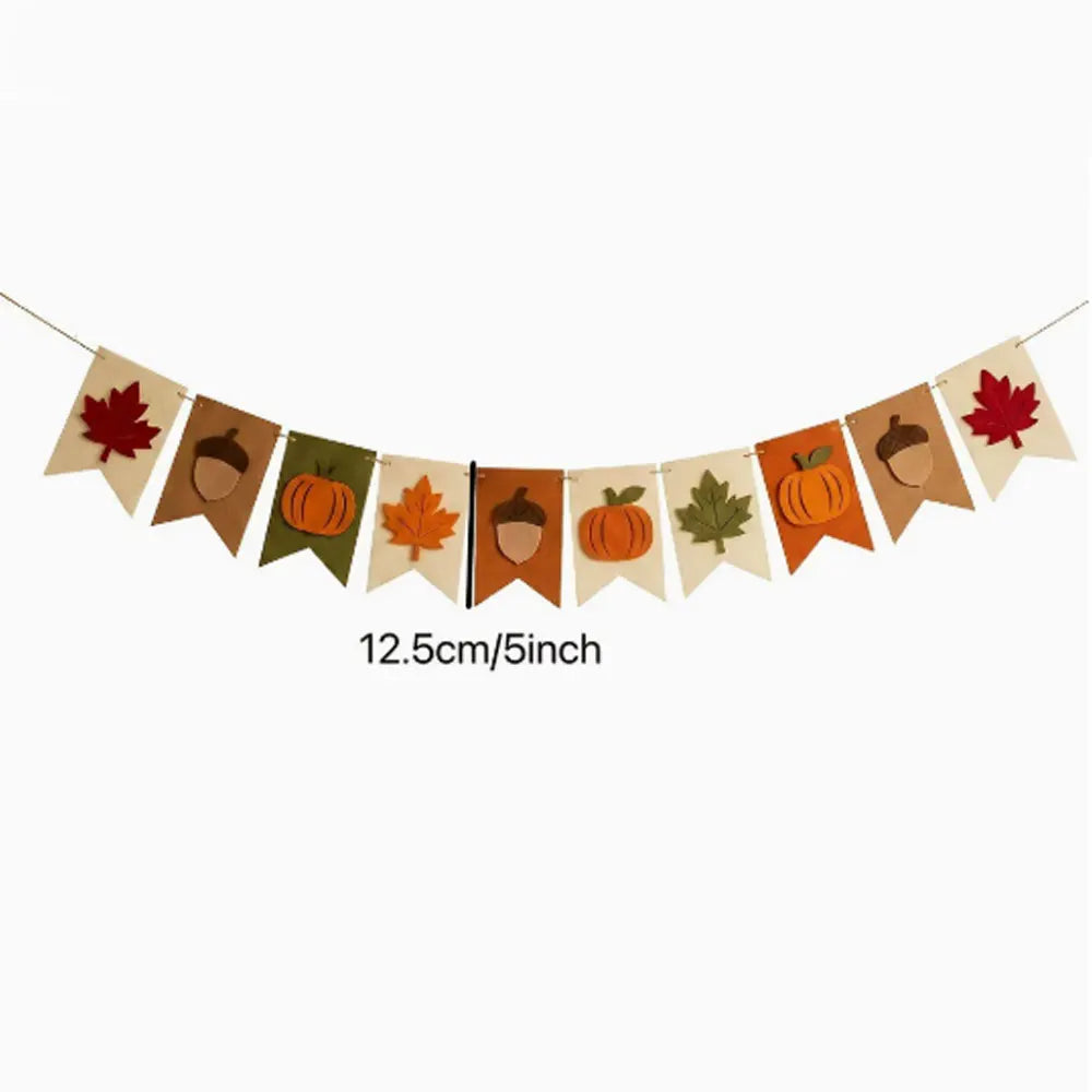 Felt Autumn Bunting Garland