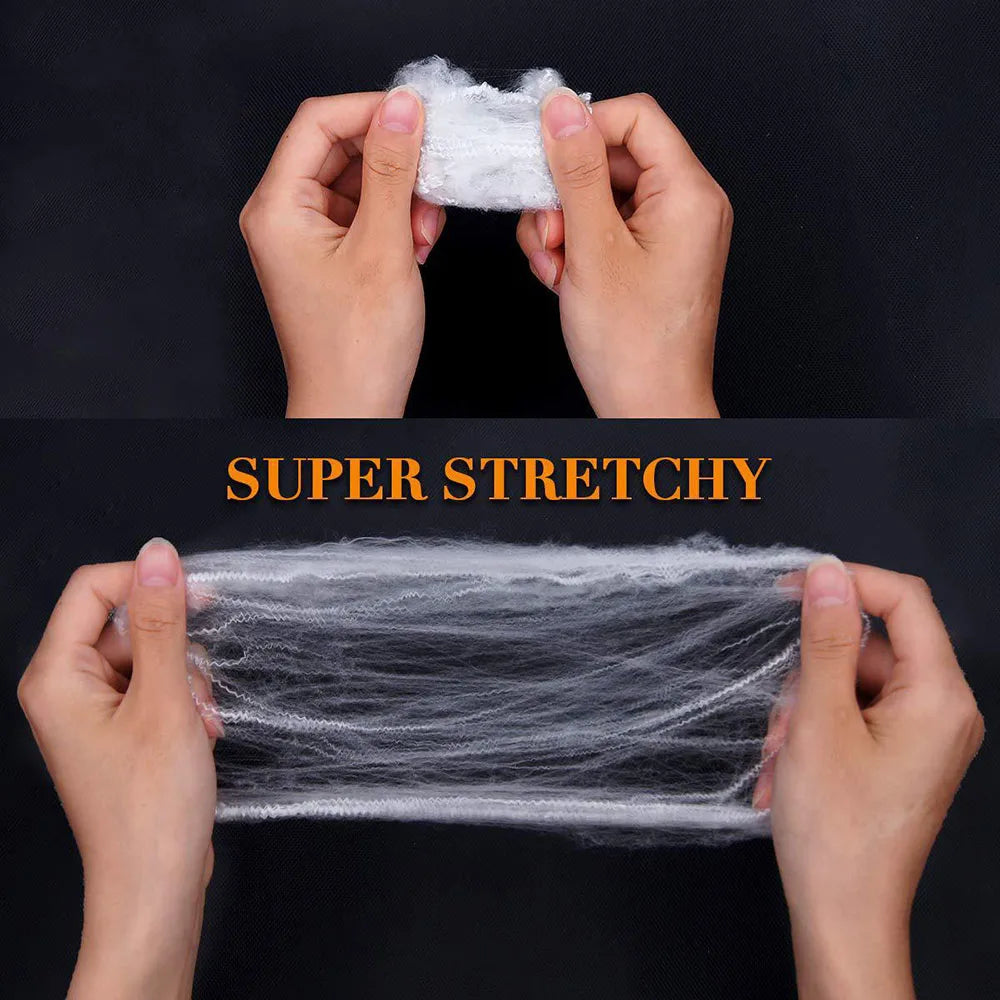 Stretchable Spider Web Decoration