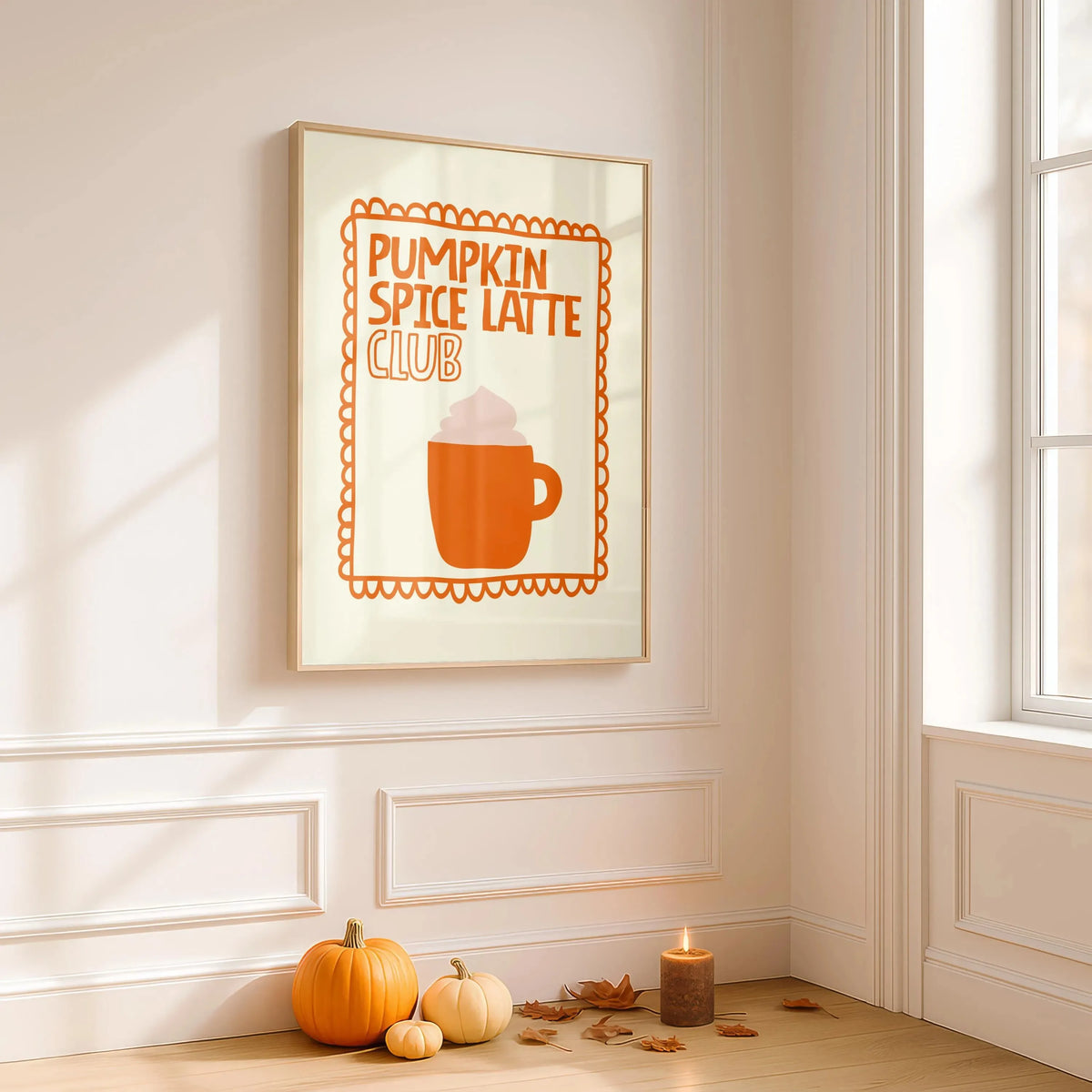 Pumpkin Spice Canvas Art Set of 3
