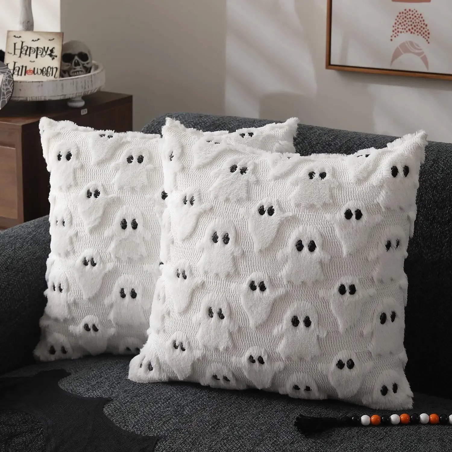 Plush Pumpkin Pillow Cover