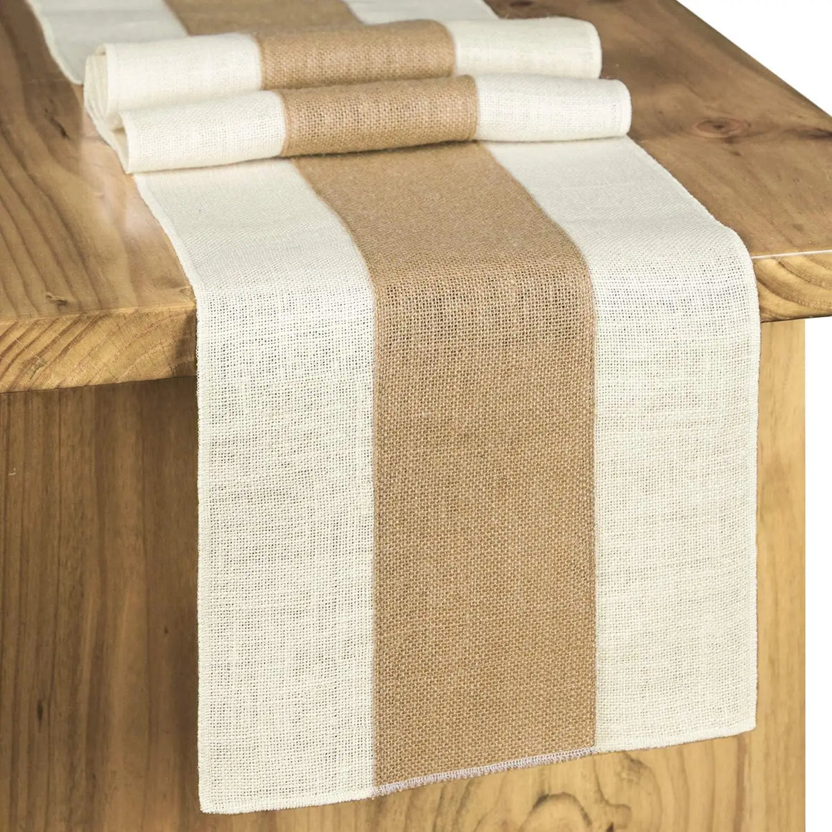 Rustic Burlap Table Runner