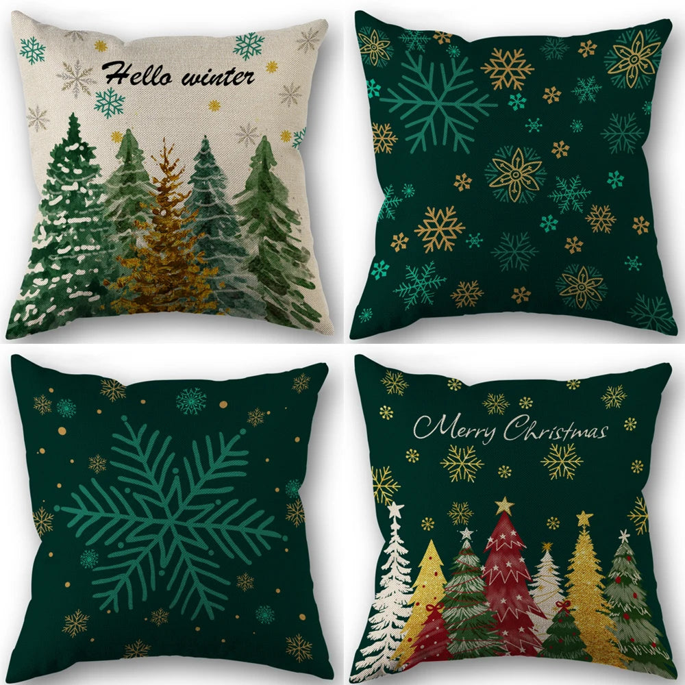 Vintage Pumpkin Pillow Cover Set of 4