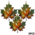 Maple Leaf Acrylic Window Decor Set